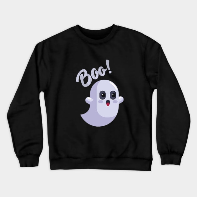 Cute Ghost of Disapproval Scarying You! Crewneck Sweatshirt by Everyday Inspiration